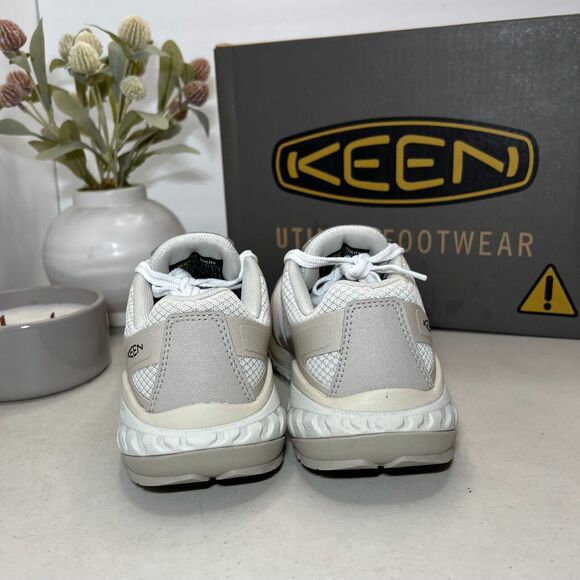 Keen Utility Dillon Carbon Toe Sneakers Work and Safety Silver Birch Women's 6 W - Picture 4 of 11